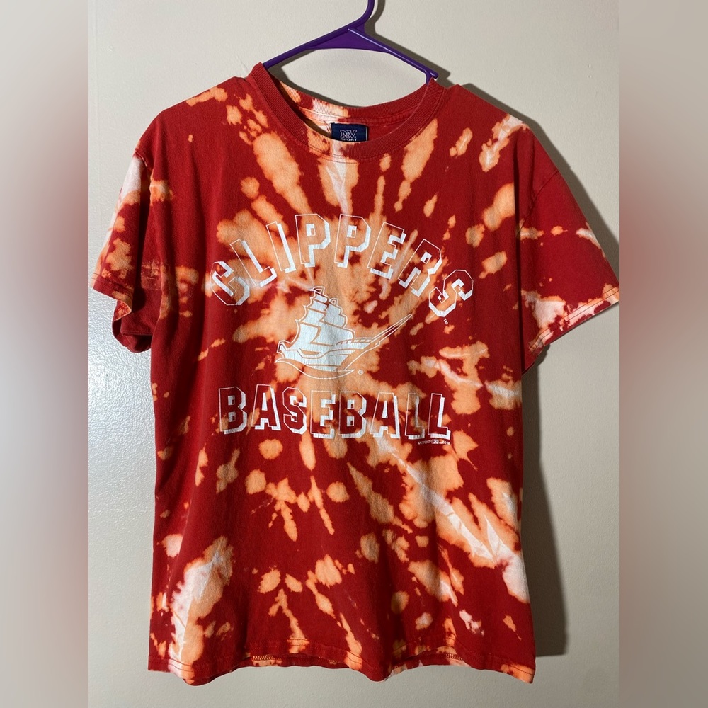Columbus Clippers Tie-Dye Graphic T-shirt—Unisex Medium